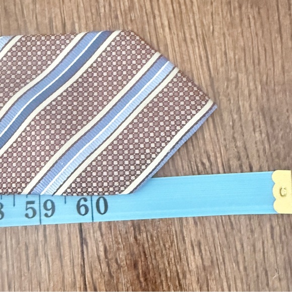 Pronto-Uomo Couture Tie 100% Silk Handmade Vintage B - Picture 5 of 5